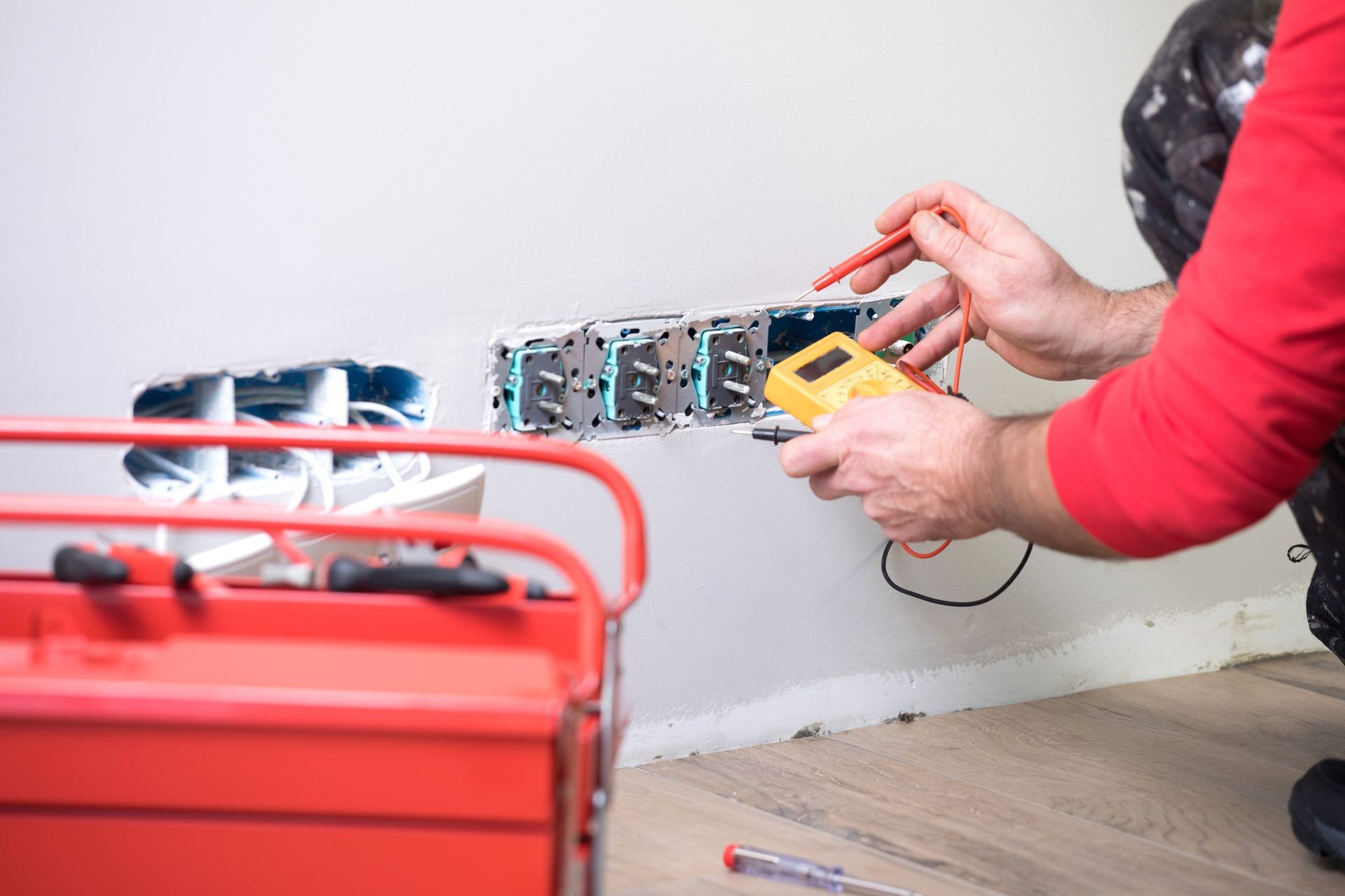 electrical work, electrician worker  electrical work, electrician worker